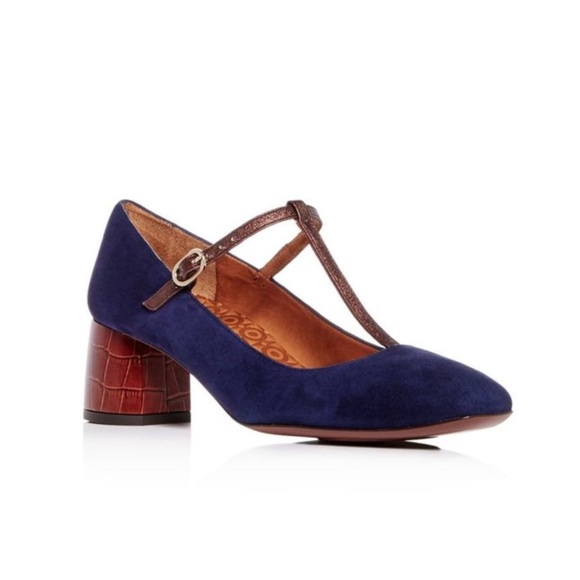 Chie Mihara Turnout Block Heel Shoes
